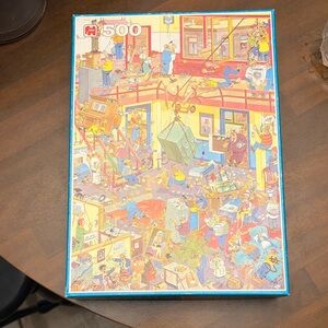 In great condition vintage Jan van hasteren moving day 500 piece puzzle